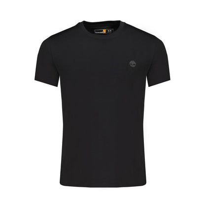 Camiseta de algodón negra para hombre Timberland
