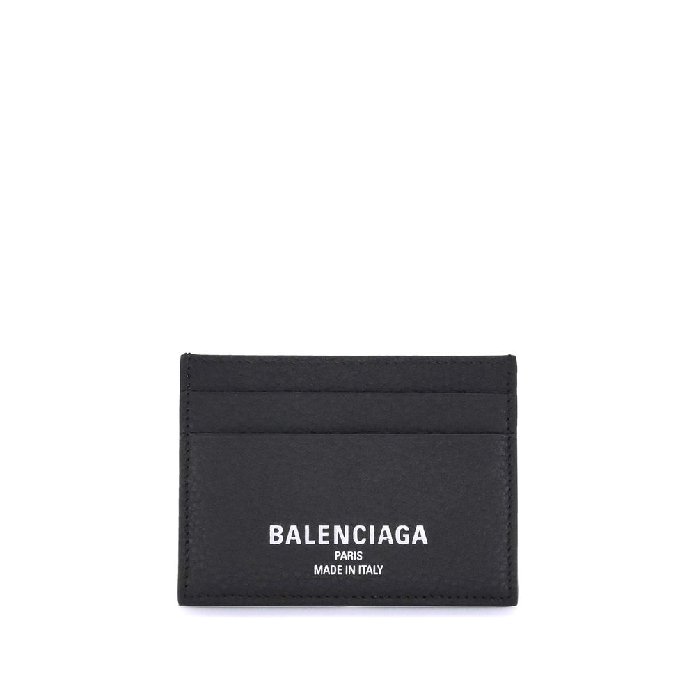 Monedero Balenciaga Negro De Piel Ovis Aries Compacto
