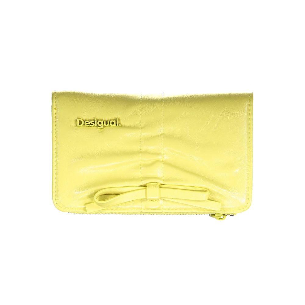 Desigual Giallo Polyurethane Women's Wallet