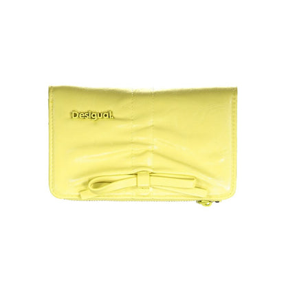 Desigual Giallo Polyurethane Women's Wallet