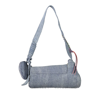 Sac à bandoulière pour femme Desigual Azzurro en coton