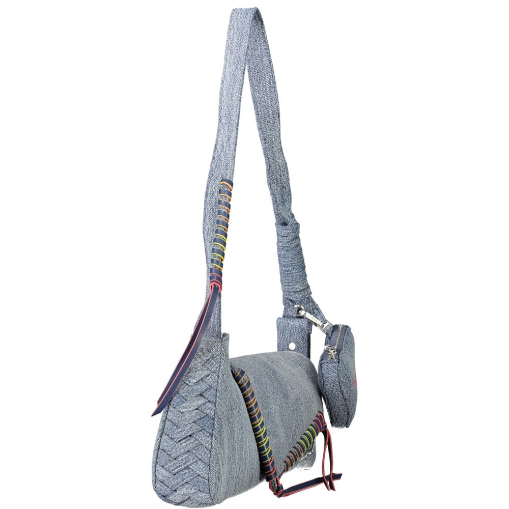 Sac à bandoulière pour femme Desigual Azzurro en coton