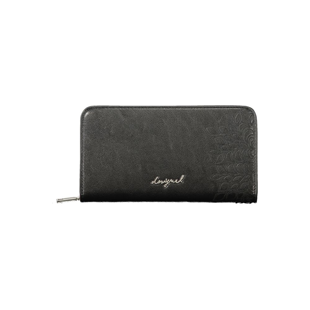 Portefeuille pour femme Desigual Nero en polyuréthane