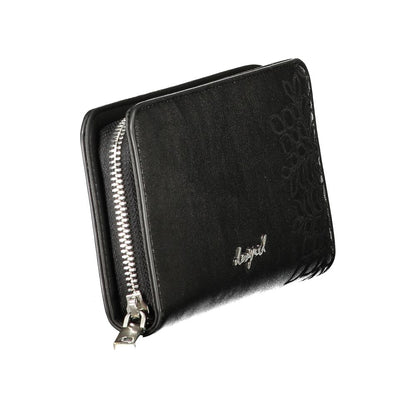 Portefeuille pour femme Desigual Nero en polyuréthane