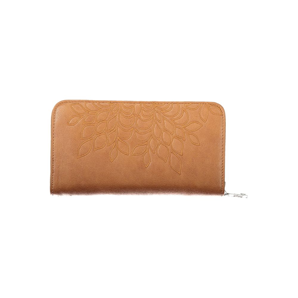 Portefeuille pour femme Desigual marron en polyuréthane