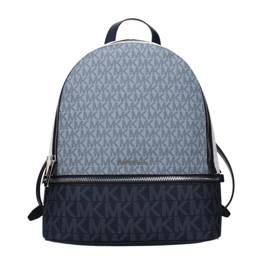 Mochila Michael Kors de tela azul