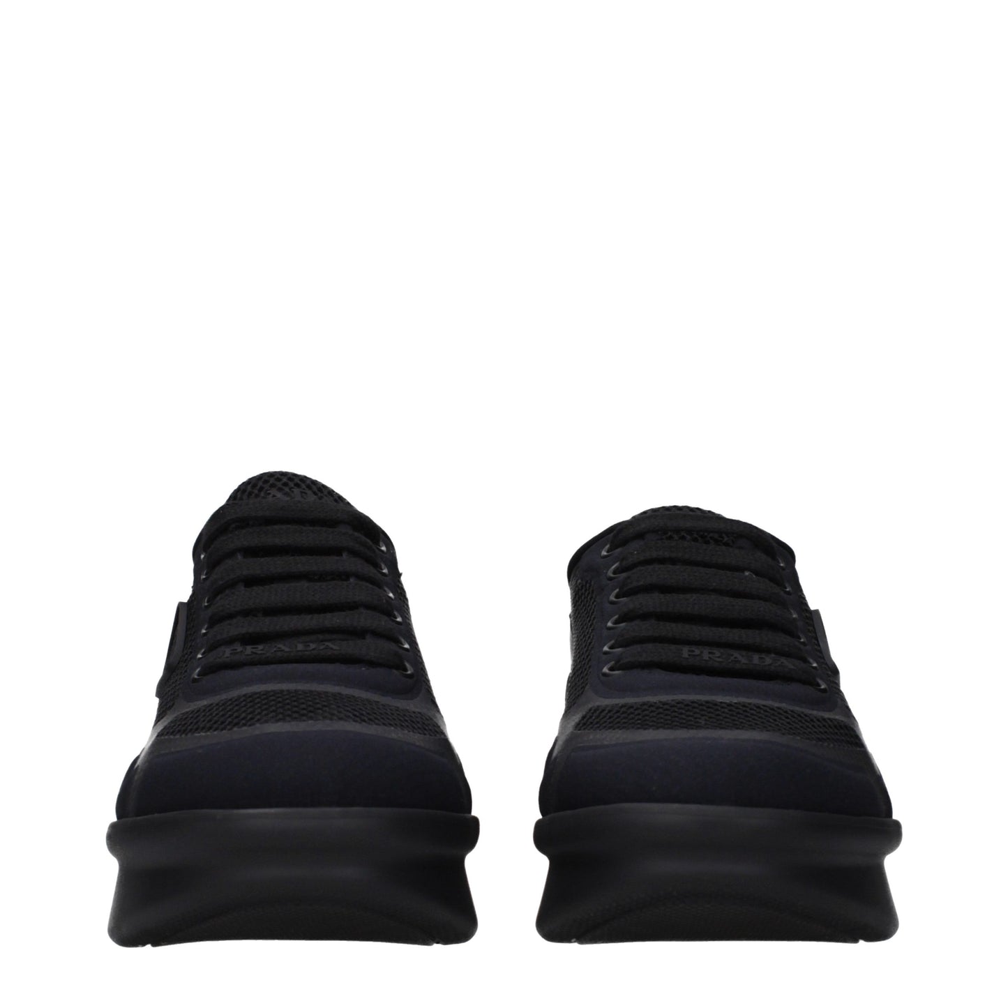 Zapatillas bajas Prada de tela negra