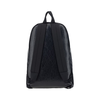Mochila Balenciaga Cuero Negro Bos Taurus De Ternera