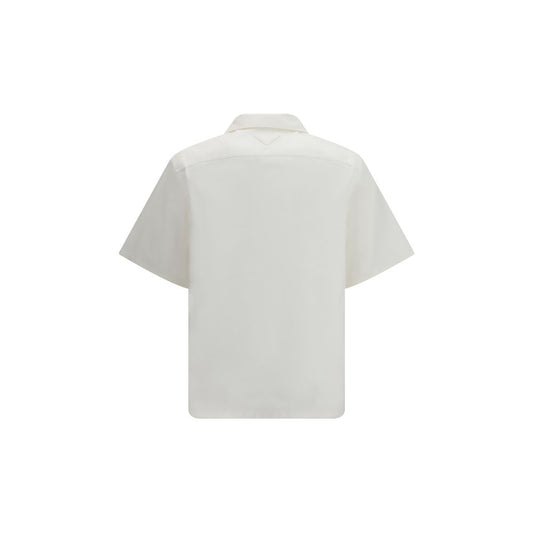 Camisa Blanca de Algodón Prada