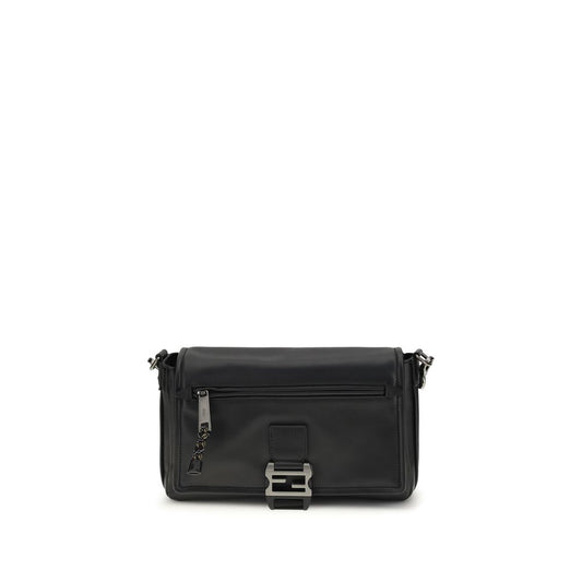 Fendi Bolso De Hombro De Piel De VacunoBos Taurus Negro