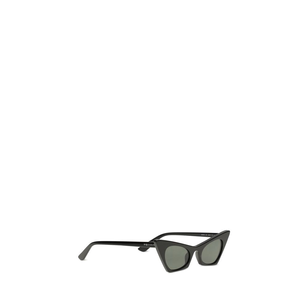 Gafas de Sol de Plástico Negras Alexander McQueen