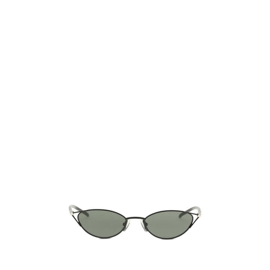 Gafas de sol Alexander McQueen de metal negro