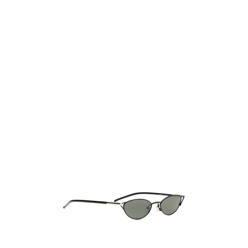 Gafas de sol Alexander McQueen de metal negro