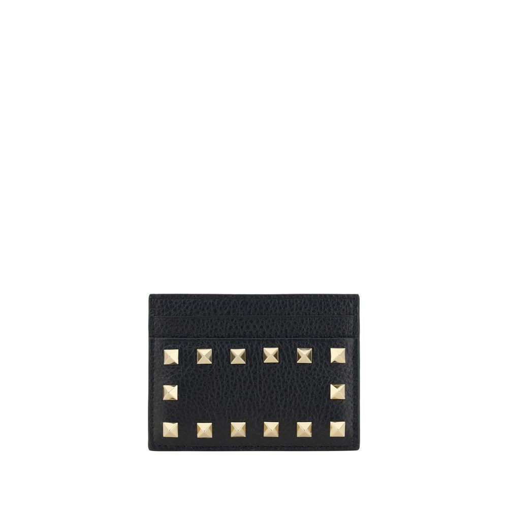 Cartera Valentino Garavani de piel de becerro negra Bos Taurus