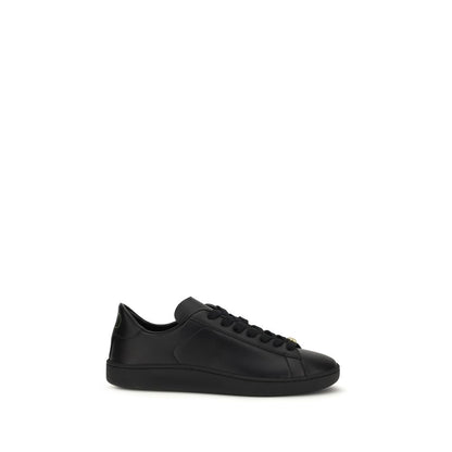 Baskets Valentino Garavani Bos Taurus Cuir De Veau Noir