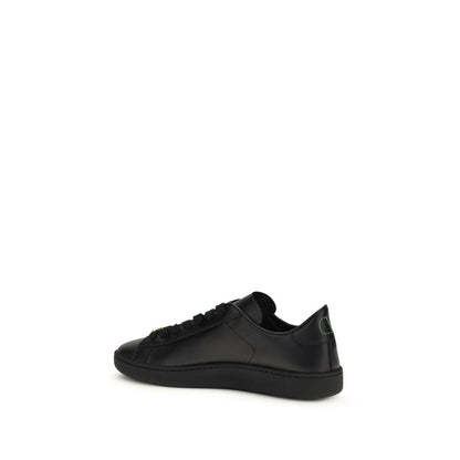 Baskets Valentino Garavani Bos Taurus Cuir De Veau Noir