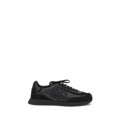 Zapatillas deportivas Dolce & Gabbana de piel de becerro negra Bos Taurus