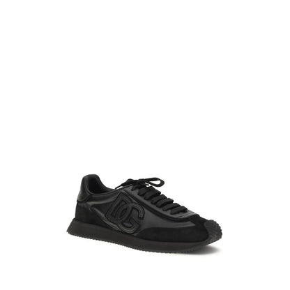 Zapatillas deportivas Dolce & Gabbana de piel de becerro negra Bos Taurus
