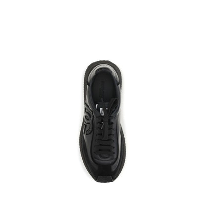 Zapatillas deportivas Dolce & Gabbana de piel de becerro negra Bos Taurus