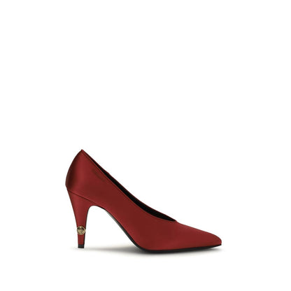 Versace Red Viscose High-Heel Pumps