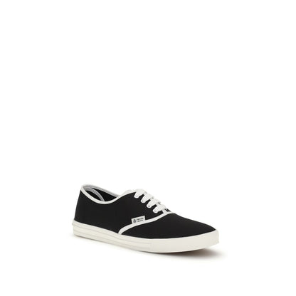 Zapatillas Deportivas De Algodón Negro De La Marca Prada