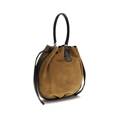 Bolso Bucket De Cuero De Becerro Color Marrón Ferragamo