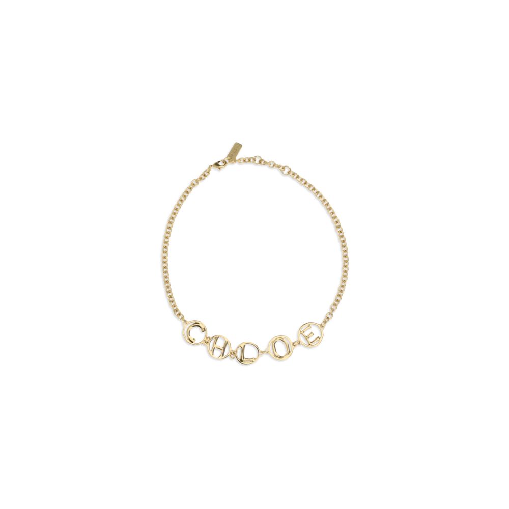 Collar de latón dorado Chloé