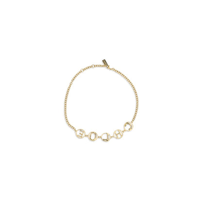 Collar de latón dorado Chloé
