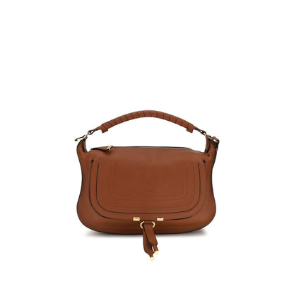Chloé Sac porté épaule en cuir de veau marron Bos Taurus