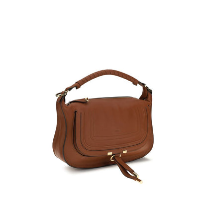 Chloé Sac porté épaule en cuir de veau marron Bos Taurus
