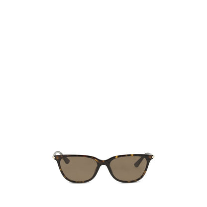 Gafas de sol Alexander McQueen de acetato marrón