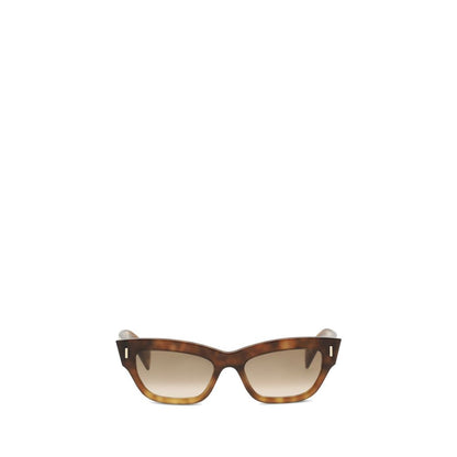 Gafas de sol Alexander McQueen de acetato marrón