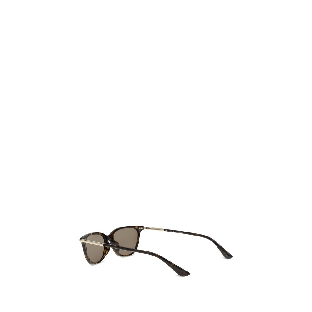 Gafas de sol Alexander McQueen de acetato marrón