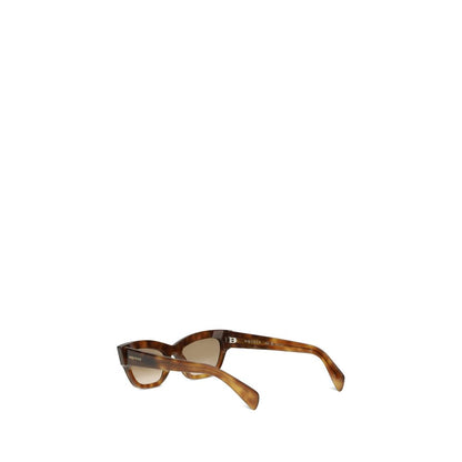 Gafas de sol Alexander McQueen de acetato marrón