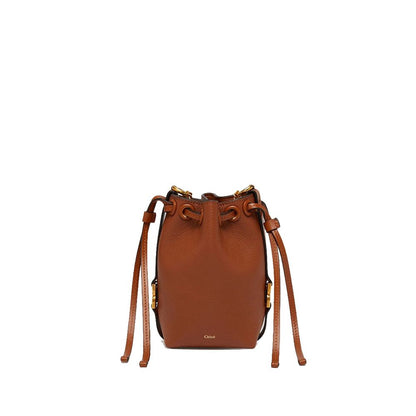 Sac seau Chloé en veau marron