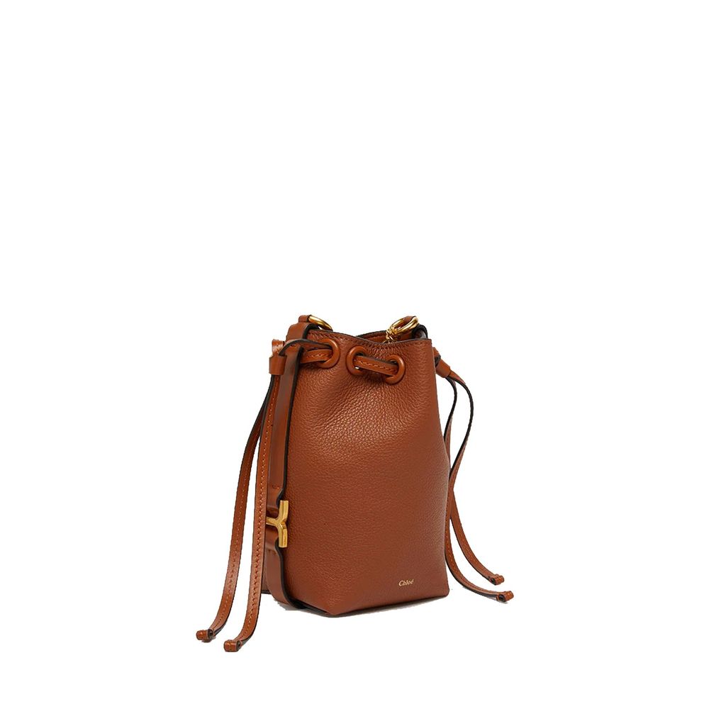 Sac seau Chloé en veau marron