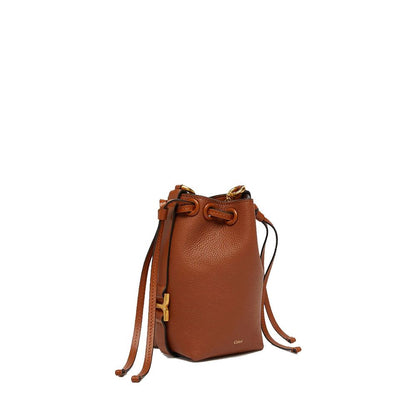 Sac seau Chloé en veau marron
