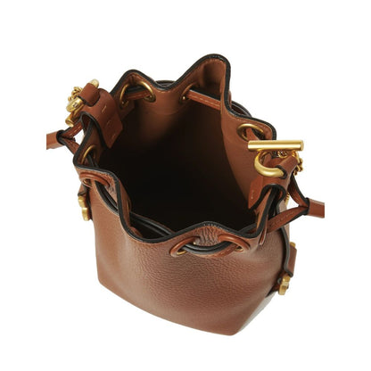 Sac seau Chloé en veau marron