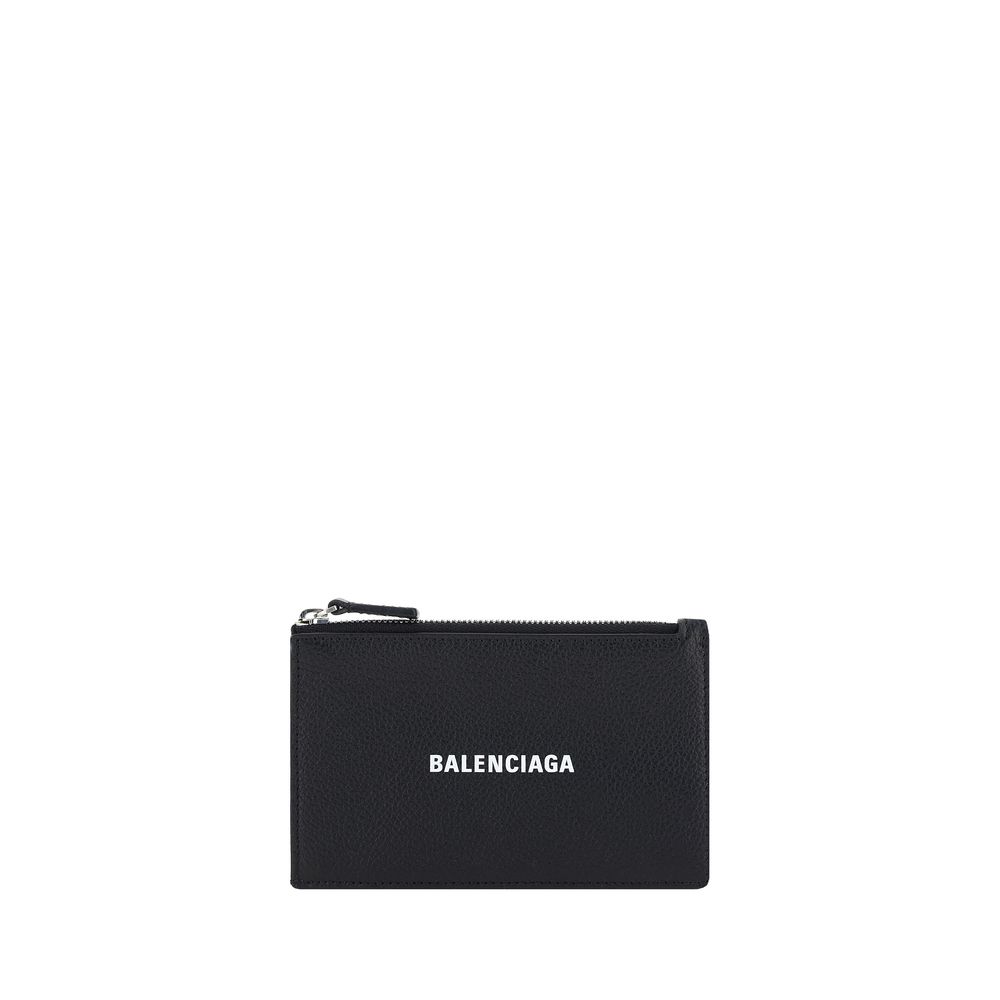 Tarjetero Balenciaga Negro Piel De VacunoBos Taurus