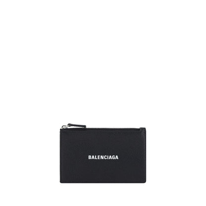 Tarjetero Balenciaga Negro Piel De VacunoBos Taurus
