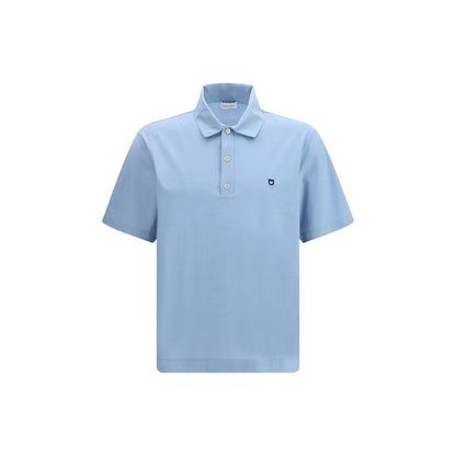 Polo de Algodón Azul Ferragamo