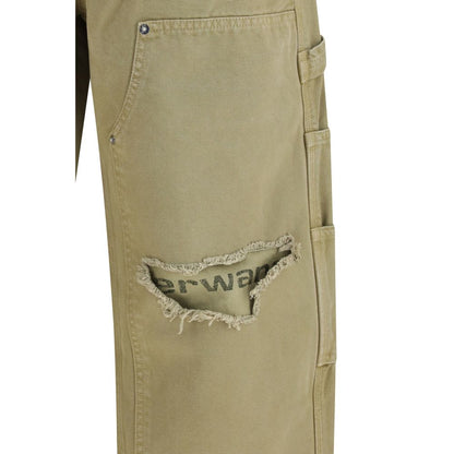 Pantalones cargo bicolor de algodón Alexander Wang
