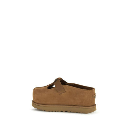 Mules UGG de piel de ternera marrón Bos Taurus