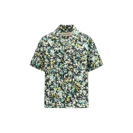 Camisa de algodón con estampado multicolor Valentino Garavani