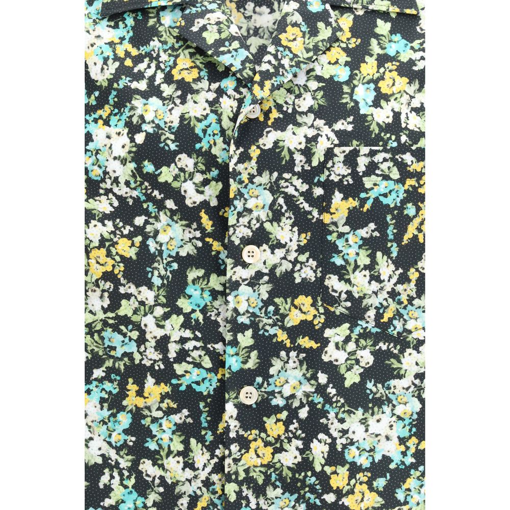 Camisa de algodón con estampado multicolor Valentino Garavani