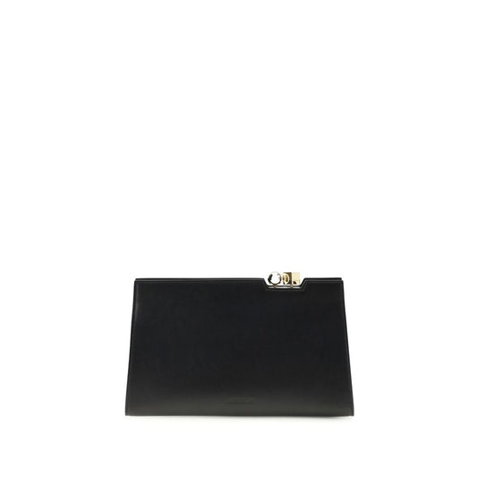 Jacquemus Bolso De Hombro Negro De Cuero De Becerro Bos Taurus