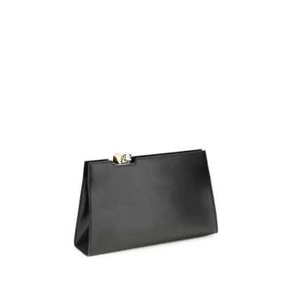 Jacquemus Black Calf Leather Shoulder Bag Bos Taurus