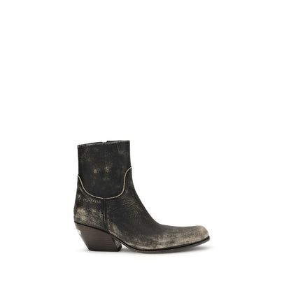 Botas Balenciaga Negras De Piel De Becerro Ergonómicas Bos Taurus