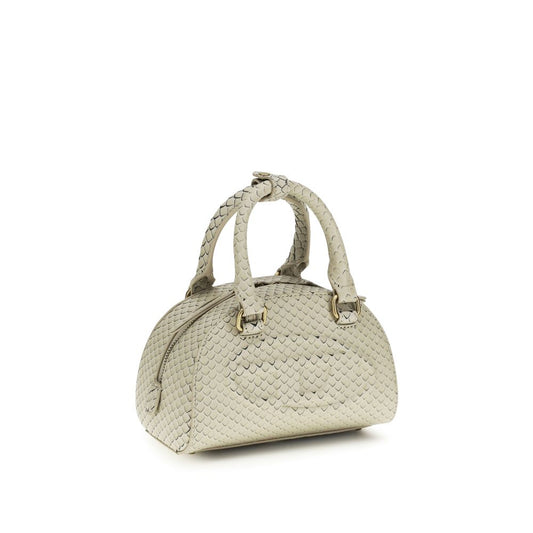 Bolso Diesel de piel de becerro beige Bos Taurus