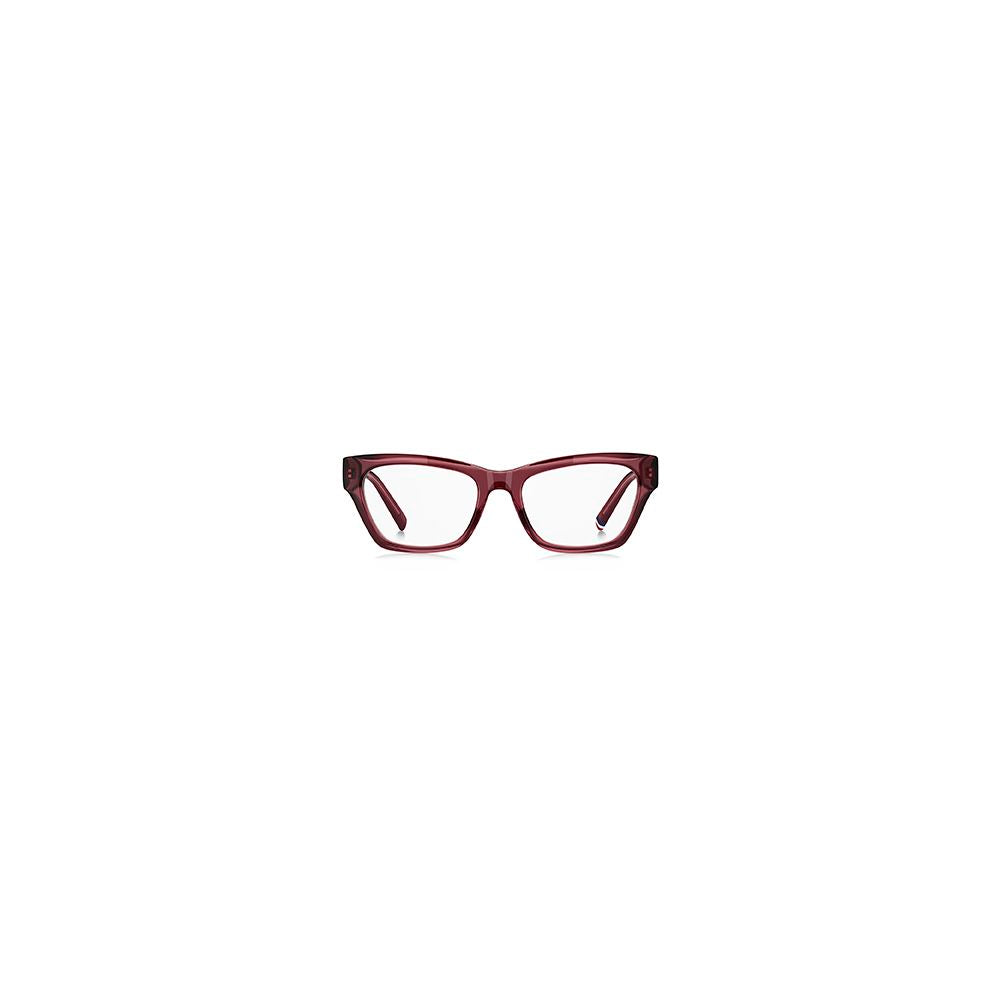 Lunettes en acétate bordeaux Tommy Hilfiger (Monture)